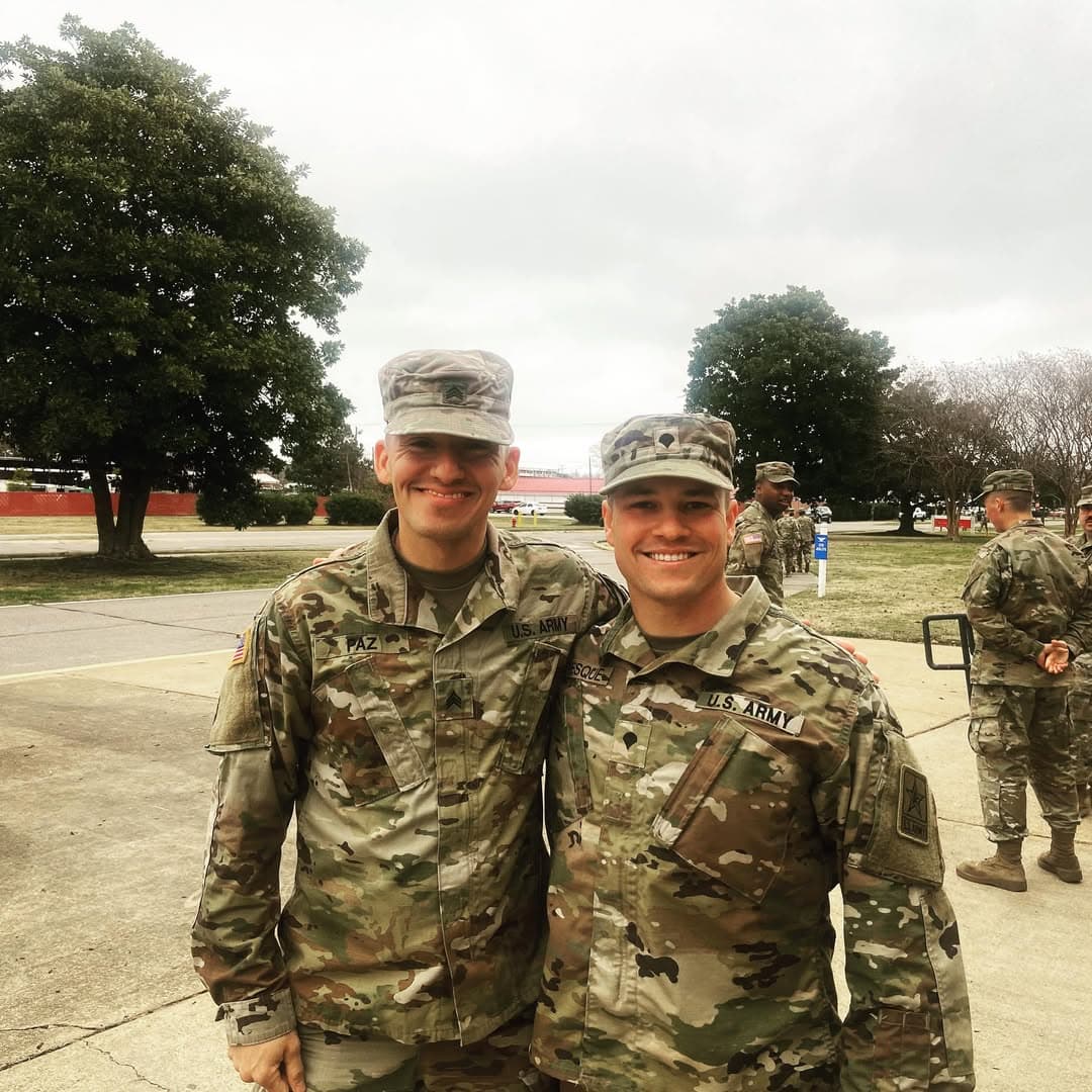 108th Army Band soldiers in training
